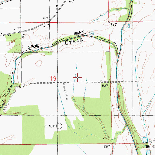 Topographic Map of Morning Pilgrim Church, LA