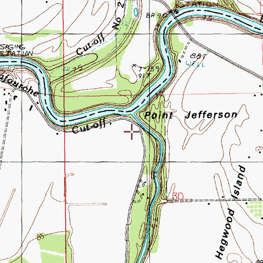 Topographic Map of Morning Star Church, LA
