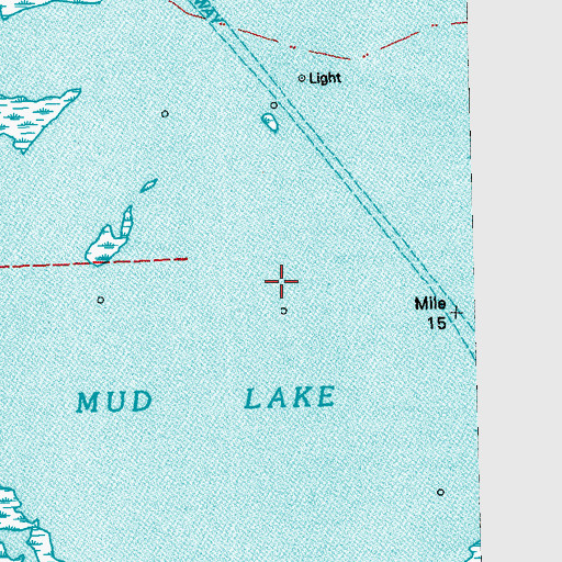 Topographic Map of Mud Lake, LA