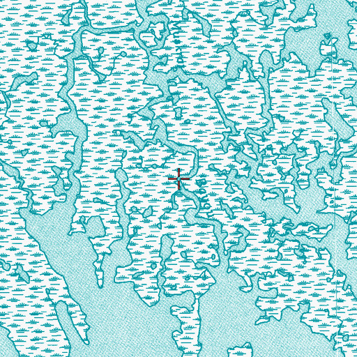 Topographic Map of Muskrat Bayou, LA