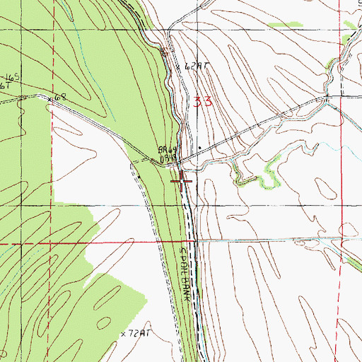Topographic Map of Nable Bayou, LA