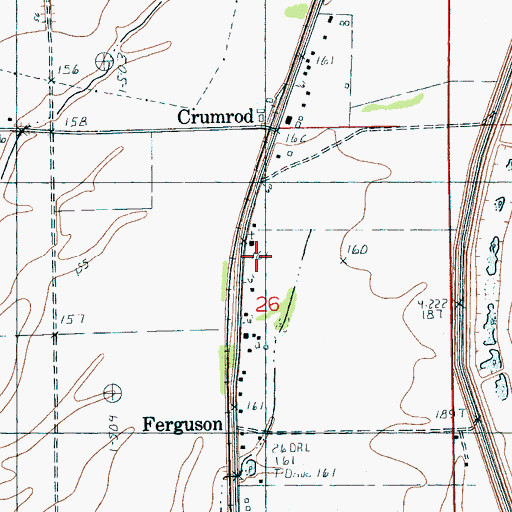 Topographic Map of Precious Chapel, AR