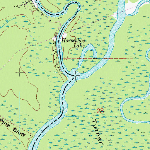 Topographic Map of Old River, LA