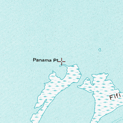 Topographic Map of Panama Point, LA
