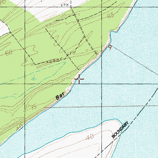 Topographic Map of Panola Bar, LA