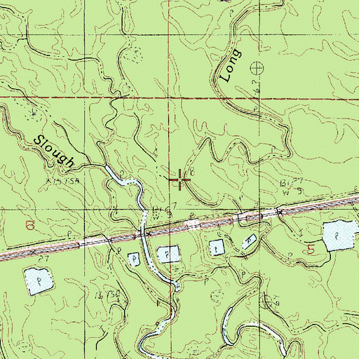 Topographic Map of Patterson Slough, LA