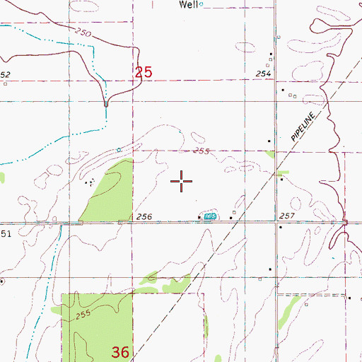 Topographic Map of Promised Land, AR