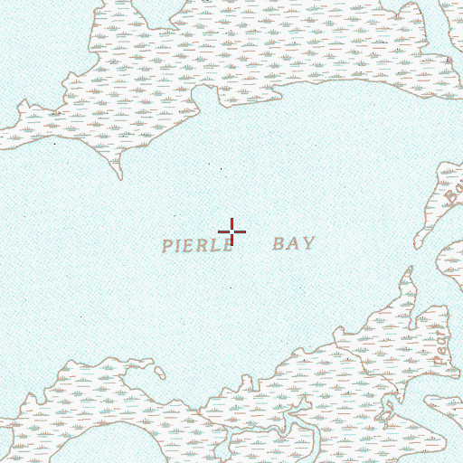 Topographic Map of Pierle Bay, LA