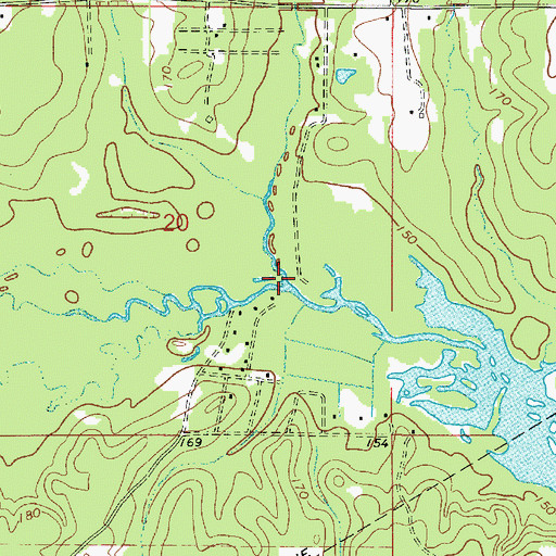 Topographic Map of Prairie Bayou, LA