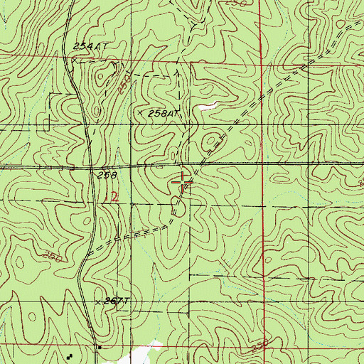 Topographic Map of Price School, LA