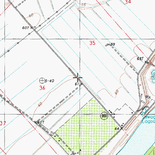 Topographic Map of Rising Sun Church, LA