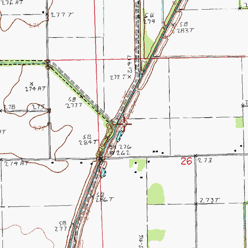 Topographic Map of Quick Creek, AR