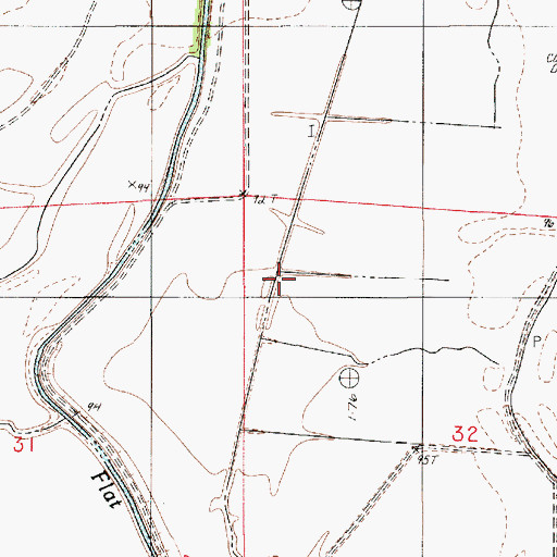 Topographic Map of Round Lake, LA
