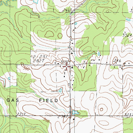Topographic Map of Saint Josephs Church, LA