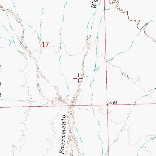 Topographic Map of Griffith Wash, AZ