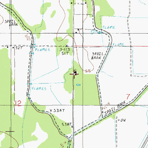 Topographic Map of Saint Paul Church, LA
