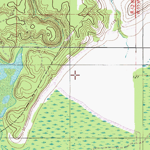 Topographic Map of Sampson Channel, LA
