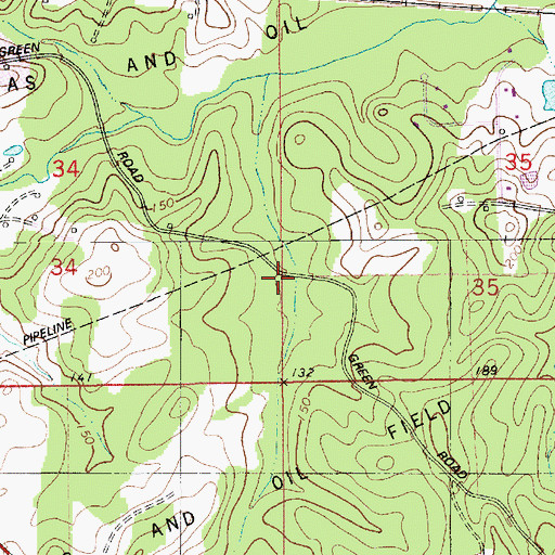 Topographic Map of Sanctified Church, LA
