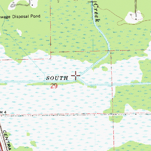 Topographic Map of Selsers Creek, LA
