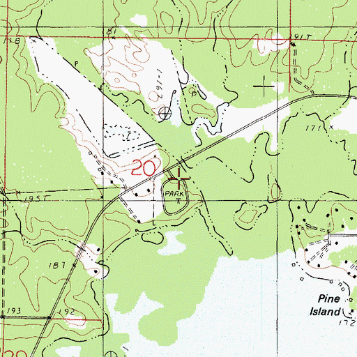 Topographic Map of Shettleworth Bayou, LA