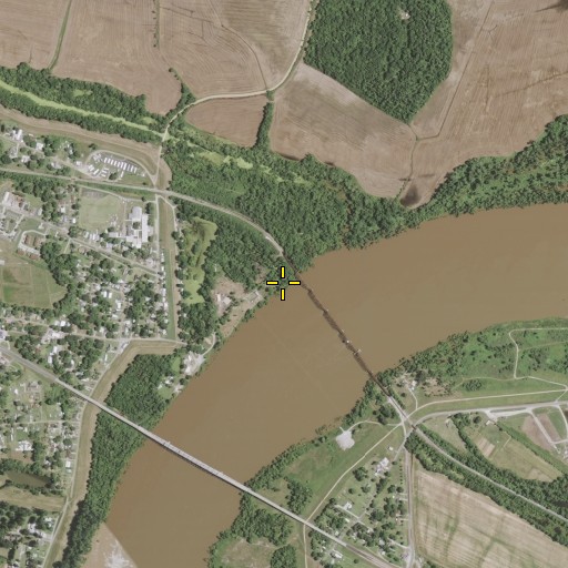 Aerial/Satellite Image of Simmesport, LA