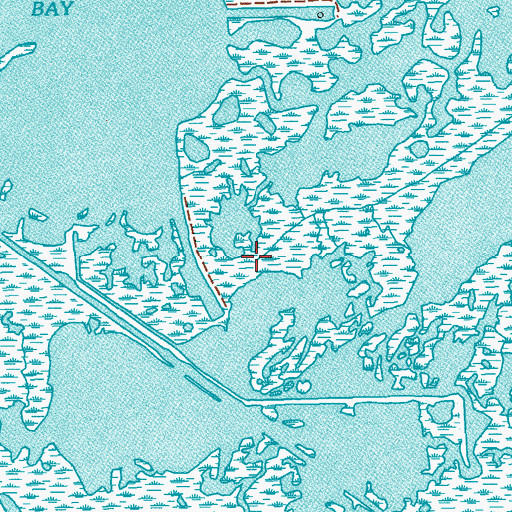 Topographic Map of Small Bayou La Pointe, LA