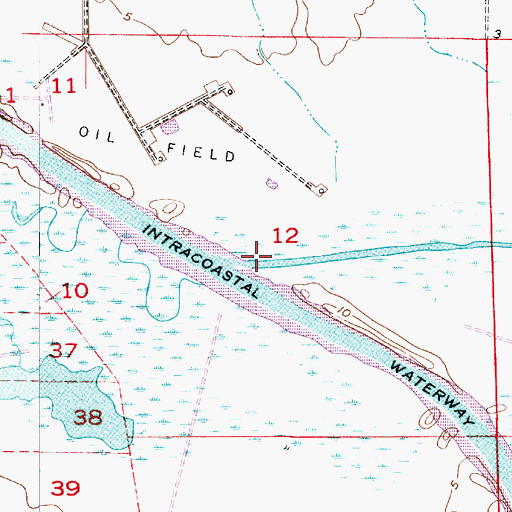 Topographic Map of South Fork Black Bayou, LA