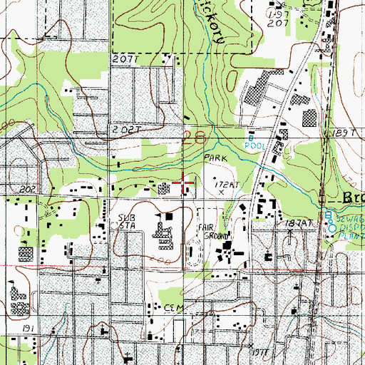 Topographic Map of Sowela School, LA