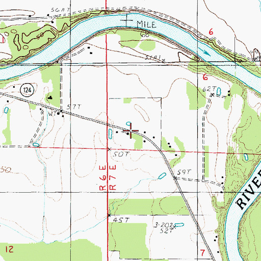 Topographic Map of Stafford Point Church, LA