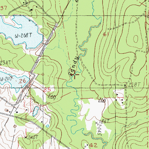 Topographic Map of Stone Bayou, LA