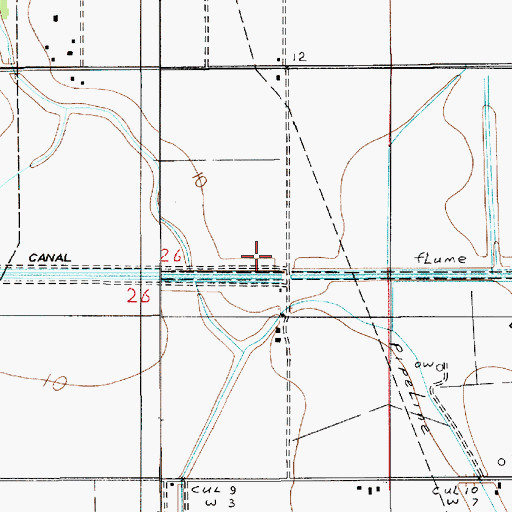 Topographic Map of Sturdivant Canal, LA