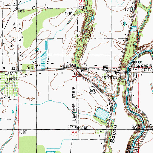 Topographic Map of The Bible Missionary Church, LA