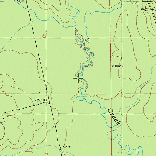 Topographic Map of Turkey Creek, LA