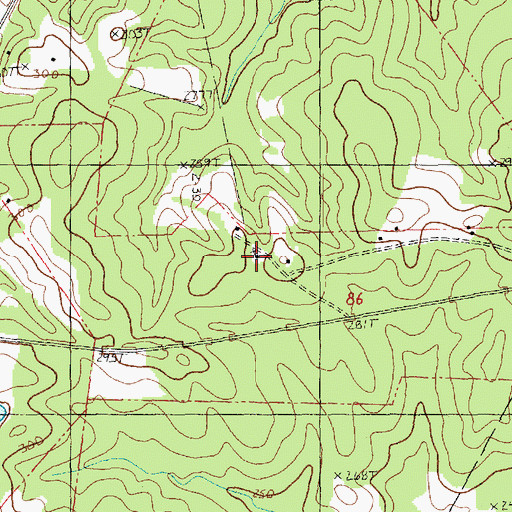 Topographic Map of Union Church, LA