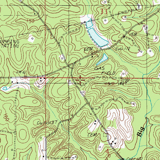 Topographic Map of Union Church, LA