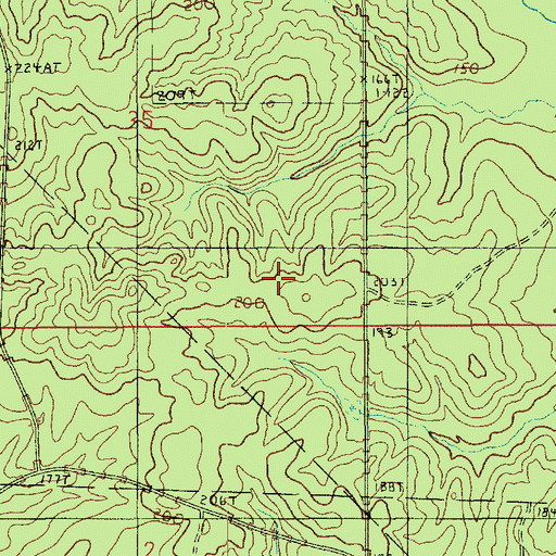 Topographic Map of Union State Wildlife Management Area, LA