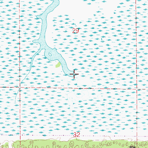 Topographic Map of Webb Gully, LA