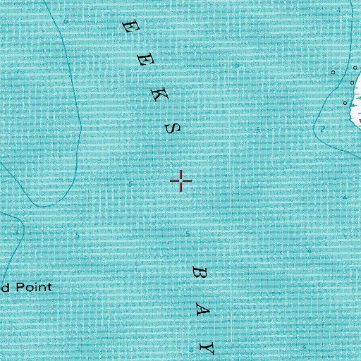 Topographic Map of Weeks Bay, LA