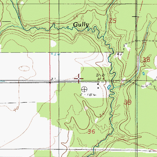 Topographic Map of West Tepetate Oil and Gas Field, LA