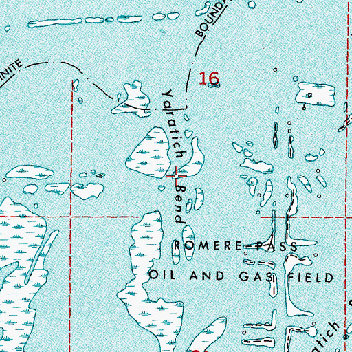 Topographic Map of Yaratich Bend, LA