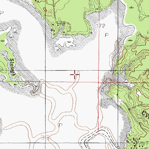 Topographic Map of Yellow Branch, LA