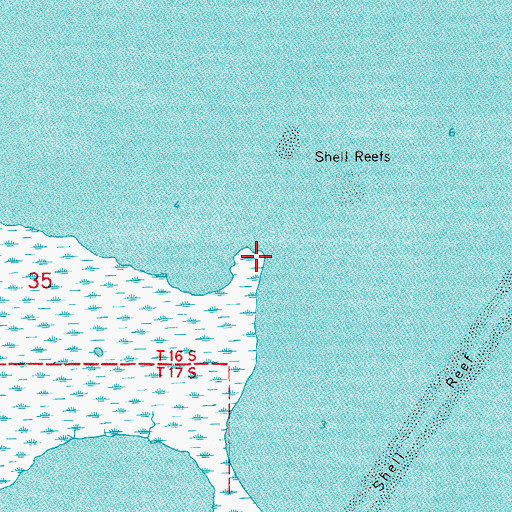 Topographic Map of Worm Point, LA
