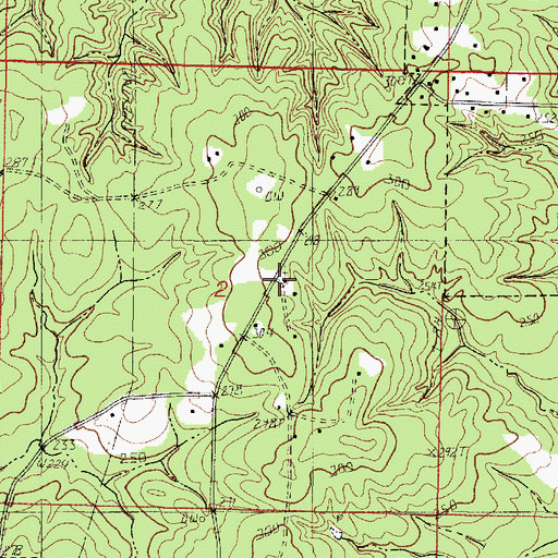 Topographic Map of Baptist Temple, LA