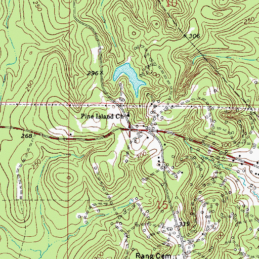 Topographic Map of Mail Boxes, LA