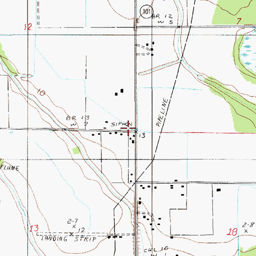 Topographic Map of Foremans Hall, LA