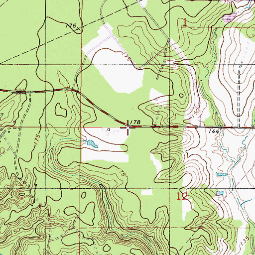 Topographic Map of Howard Point School (historical), LA