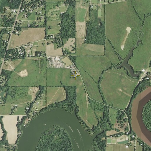 Aerial/Satellite Image of Wallace Ridge Church, LA