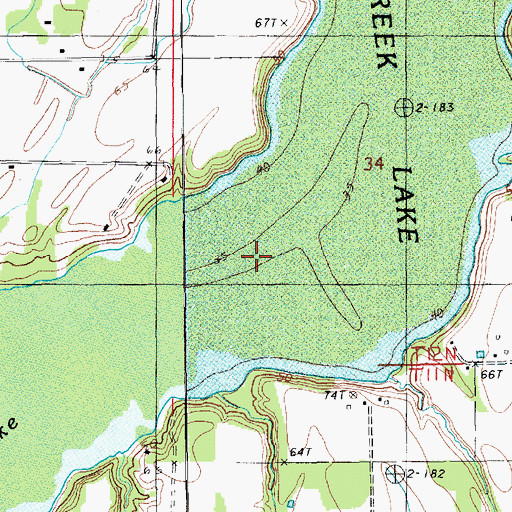 Topographic Map of Turkey Creek Lake, LA