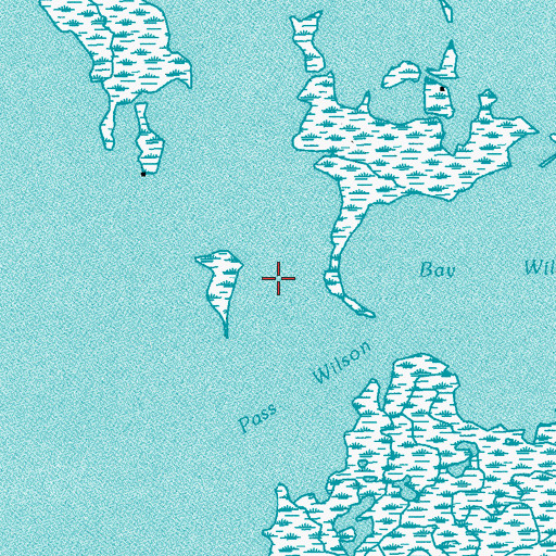 Topographic Map of Pass Wilson, LA