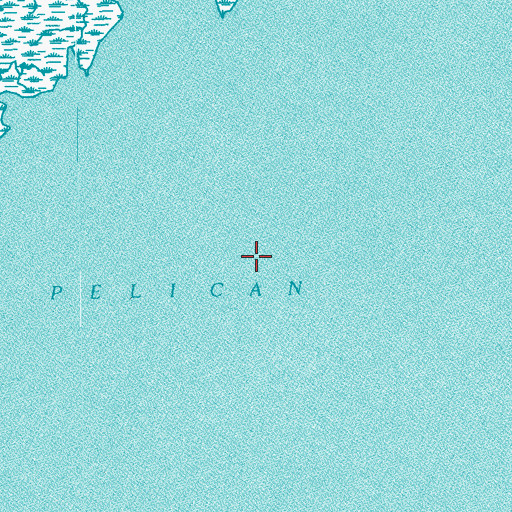Topographic Map of Pelican Lake, LA
